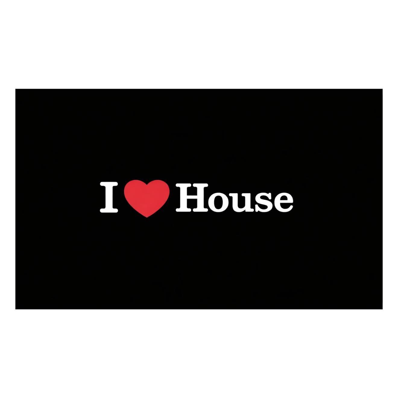I Love House Flag