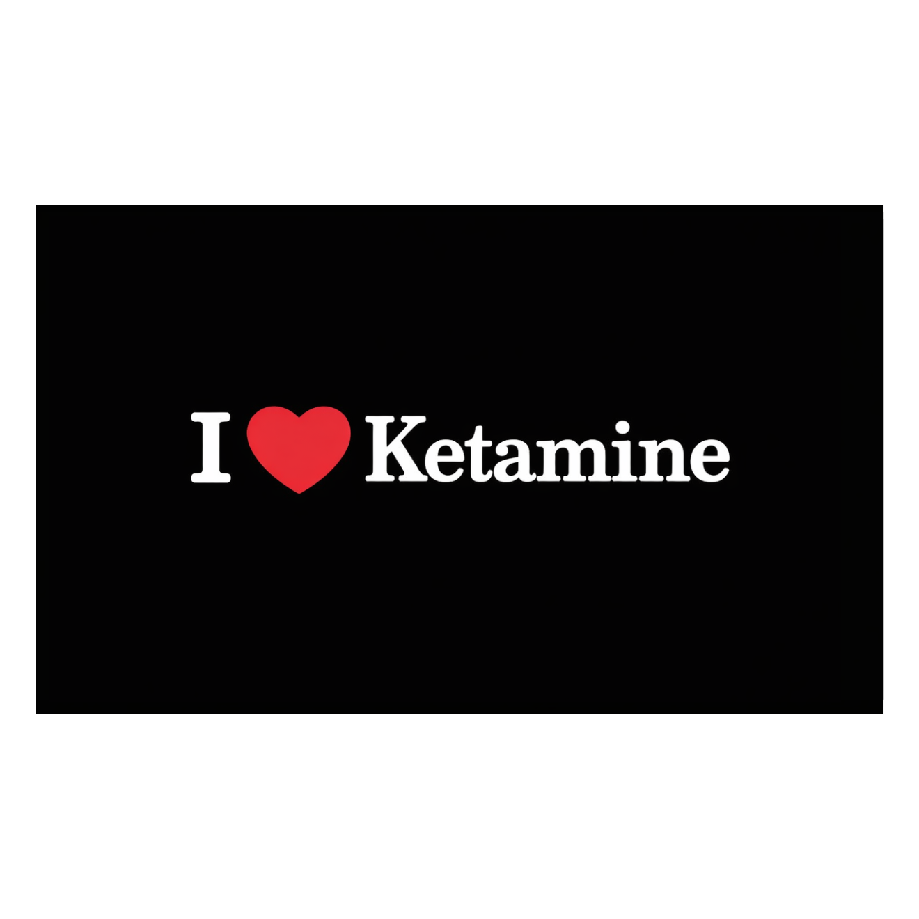 I Love Ketamine Flag